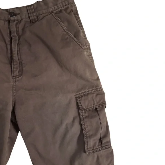Suburban Y2K Brown Cargo Shorts - Picture 3 of 7